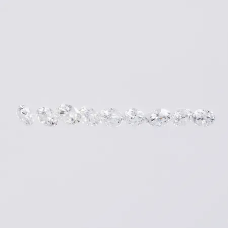 Lösa diamanter ca 9 x 0,05ct W-Tc/VS-P 