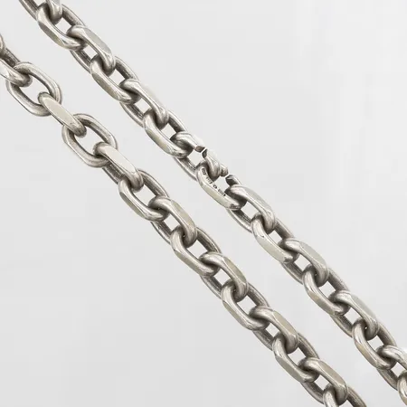 Kedja Ankar längd 60cm, bredd 13mm, Bertil Lundberg Guldsmedsatelje Ab, år 1996, silver 925/1000 Vikt: 252,5 g