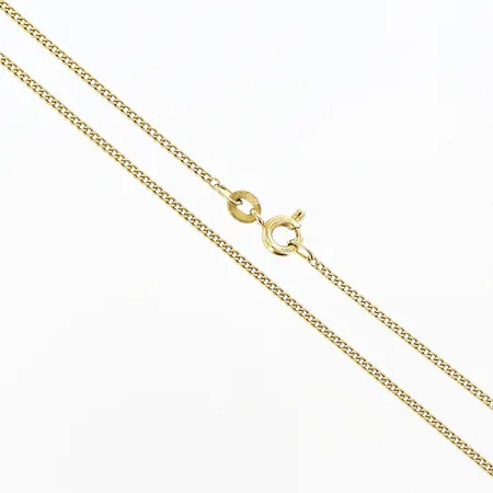 Kedja Pansar längd 46,5cm, bredd 1mm, 18K  Vikt: 3,4 g