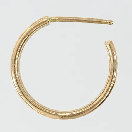 Udda örhänge Ø15mm 14K.  Vikt: 3,6 g