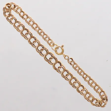 Armband doserad Bismarck längd 18,5mm, bredd 3,9-6,1mm, 18K Vikt: 6,6 g