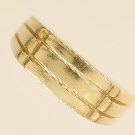 Klackring stl:20 bredd 7,8mm, 18K  Vikt: 8,1 g