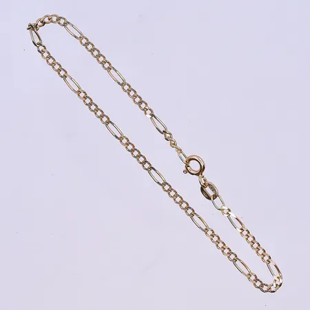 Armband Figaro längd 17,5 cm, bredd 2 mm 18K. Vikt: 2,2 g