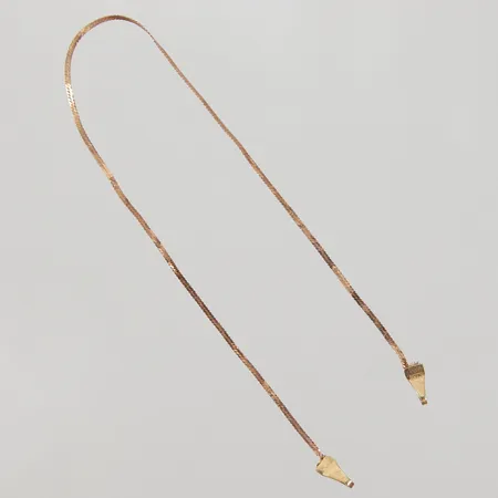 Armband defekt 19cm, bredd 1mm, saknar lås, ojämnheter, 18K Vikt: 0,7 g