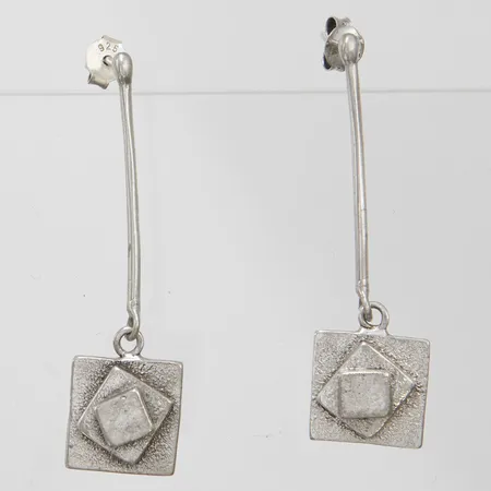 Örhängen, längd 42mm, stift, 925/1000 silver Vikt: 6,2g Vikt: 6,2 g