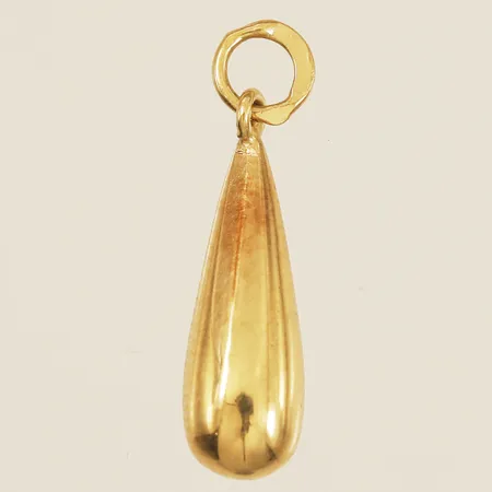 Hänge droppe 19mm 18K Vikt: 0,7 g