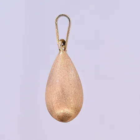 Hänge droppe längd 22 mm, bredd 8 mm 18K. Vikt: 1 g