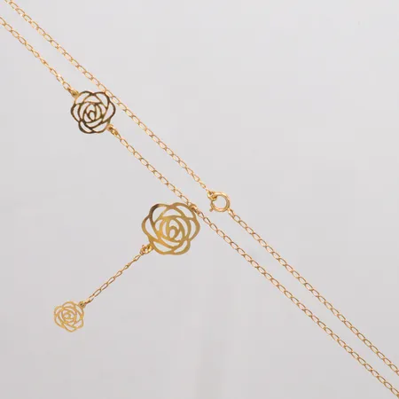 Collier längd 41cm 18k Vikt: 2 g