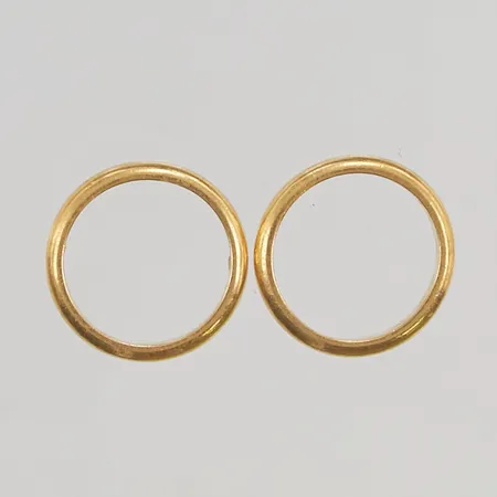 2 Ringar gravyr 23K 12,9g.