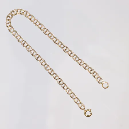 Armband Bismarck, längd 18,5cm, bredd 4mm, 18K Vikt: 3,4 g
