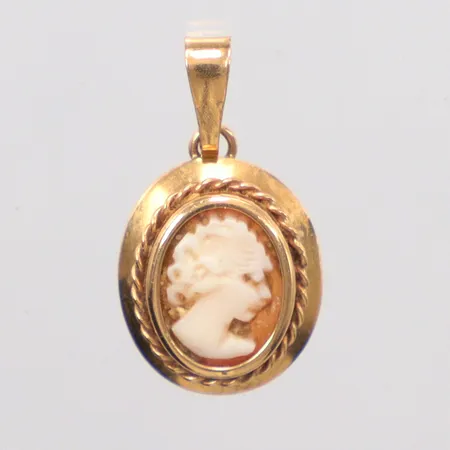 Hänge Camé längd 2cm, bredd 11,4mm, 18K Vikt: 0,9 g