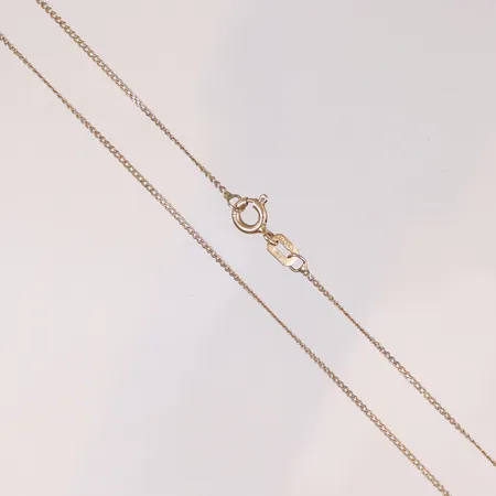 Kedja Pansar 61,5cm bredd 1mm 14K Vikt: 1,9 g