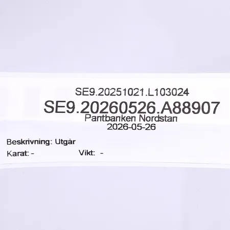 Utgår