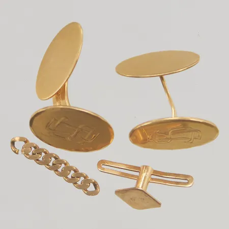 Diverse guld defekt/gravyr, 18K 10,6g.