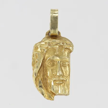 Hänge Jesus ca 28x12mm inkl öga 14K Vikt: 1,9 g