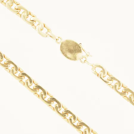 Kedja manglad ankar längd 44cm bredd 4,4mm, 18K Vikt: 27,3 g