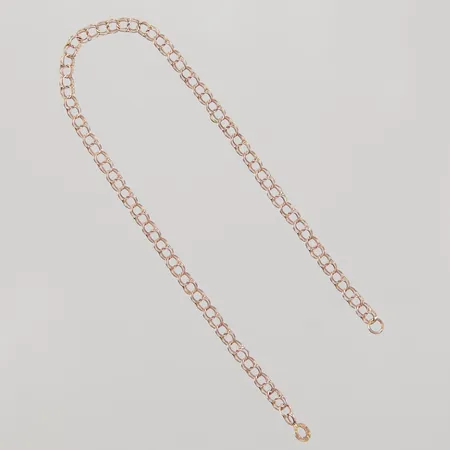 Armband Bismarck 17,5cm, bredd 2,6mm, saknar lås, 14K Vikt: 1,1 g