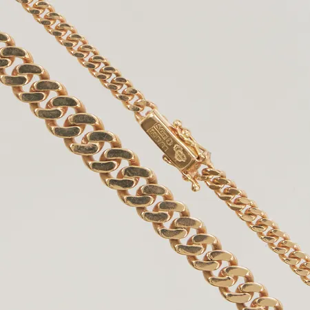 Kedja doserad pansar 50cm bredd 3-6mm 18K 30,1g.
