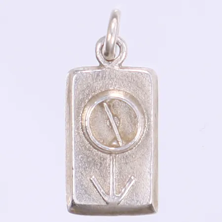 Hänge Olle Ohlsson 19x8mm silver 925/1000 Vikt: 1,9 g