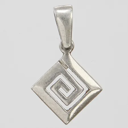 Hänge meandermönster längd 23mm, 925/1000 silver Vikt: 1,5g Vikt: 1,5 g
