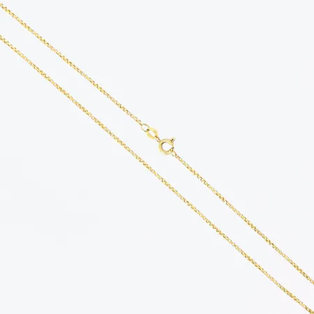 Kedja Venezia längd 45cm bredd 1mm 18K.  Vikt: 4,5 g