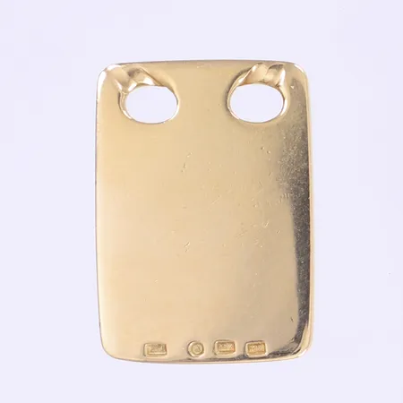 Hänge 28x20mm personlig gravyr 18K Vikt: 15,3 g