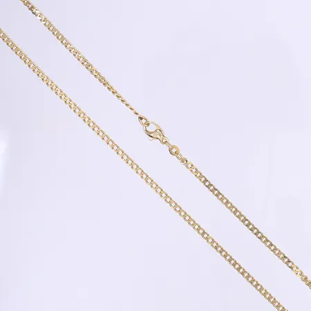 Halskedja pansar 54cm, bredd 3mm, Balestra, 18K Vikt: 15,9 g