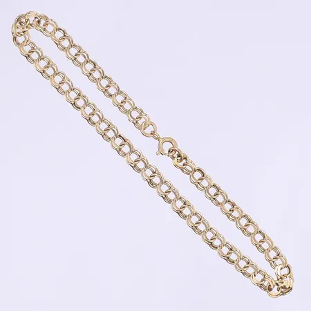 Armband Bismarck längd 20cm bredd 5mm 18K Vikt: 5,2 g