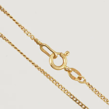 Kedja Pansar längd 38cm bredd 1,3mm 18K Vikt: 2,7 g