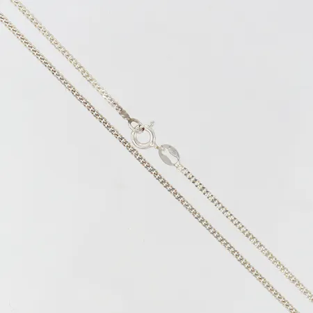 Kedja Pansar längd 37,5cm bredd 1,8mm Silver 925/1000.  Vikt: 3,1 g