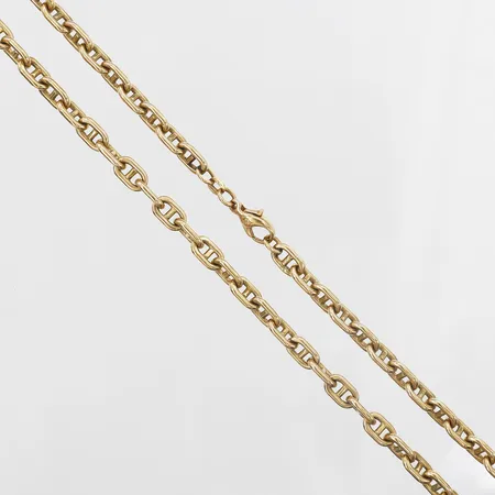 Kedja Marina, Balestra Italien, längd 57cm, bredd 6mm, 18K Vikt: 56,8 g