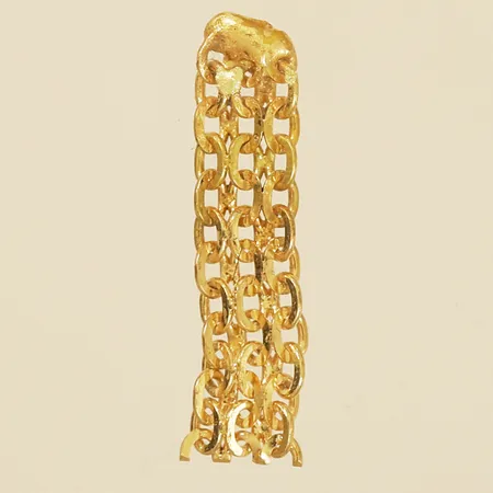 Länkbit X-länk längd 15mm bredd 4,6mm, 18K  Vikt: 0,4 g