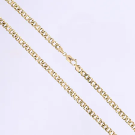 Halskedja Pansar längd 56cm bredd 5mm GHA ihålig 18K Vikt: 16,3 g