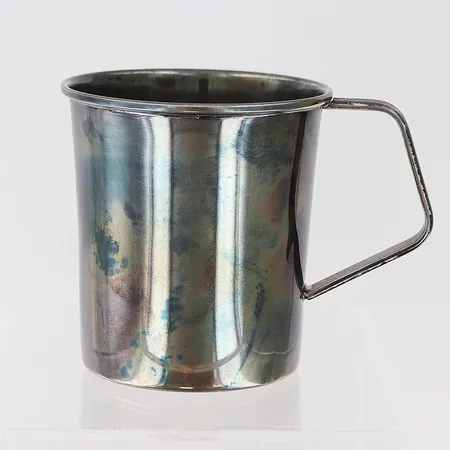 Kopp höjd 6,5cm Ø6cm, gravyr, bucklor, silver  Vikt: 64,2 g