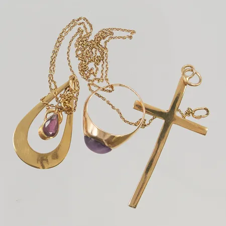 Diverse guld defekt/trassel 18K 8,0g.