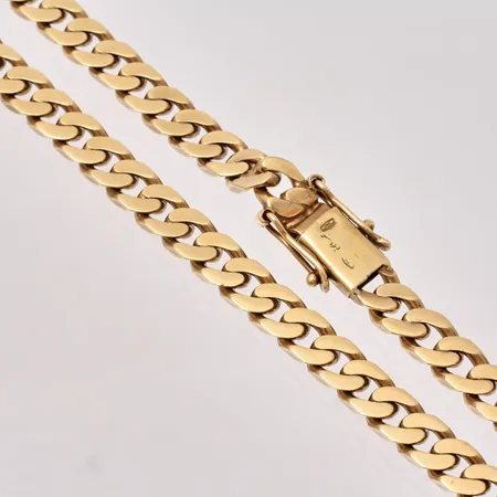 Collier 60cm Pansar bredd 6,8mm, 18K, 90,25g.