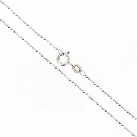Kedja kullänk vitguld längd 42cm, bredd 1,5mm, 18K Vikt: 2,4 g