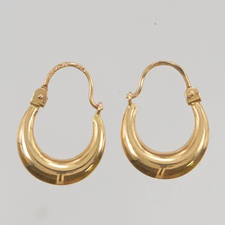 Örhängen 18mm 18K 1,1g.