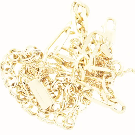 Diverse guld defekt 18K Vikt: 14,6 g