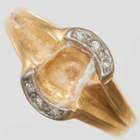 Ring, defekt, 18K Vikt: 3,4g Vikt: 3,4 g