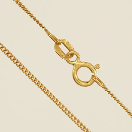 Kedja Pansar längd 52,5cm bredd 1,1mm 18K Vikt: 2,5 g