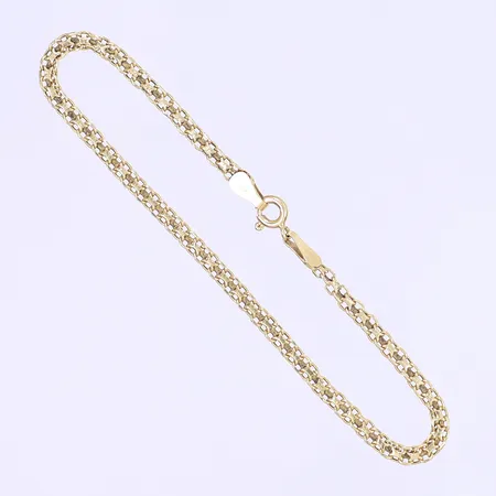 Armband X-länk defekt 19cm 18K Vikt: 2 g