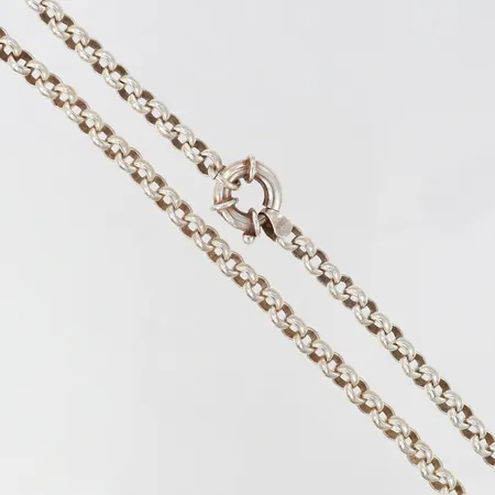 Kedja Ärtlänk längd 39cm bredd 5,8mm Silver 925/1000.  Vikt: 36 g