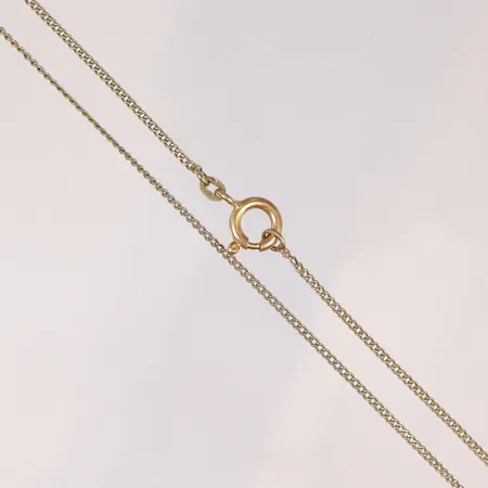 Kedja Pansar 69cm bredd 1mm 14K Vikt: 5,3 g