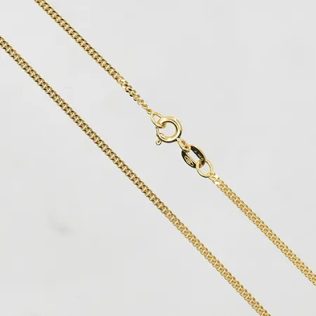 Kedja Pansar längd 42cm, bredd 1mm, 18K. Vikt: 4,3 g