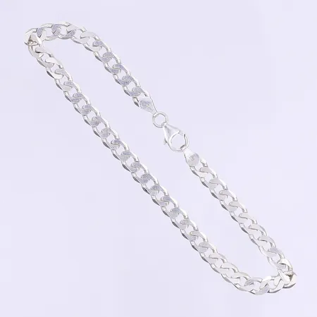 Armband Pansar längd 21cm bredd 5mm GHA silver 925/1000 Vikt: 7,5 g