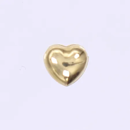 Hänge hjärta 5x5mm ostämplad 18K Vikt: 0,1 g