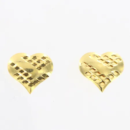 Örhängen hjärtan 11x10mm, 18K Vikt: 1,3 g