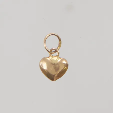 Hänge "hjärta" 6mm 18K 0,2g.
