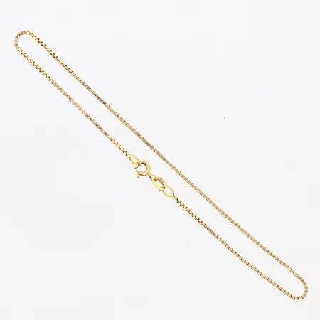 Fotlänk Venezia ca 23,5cm bredd: 1mm, 18K Vikt: 2,3 g